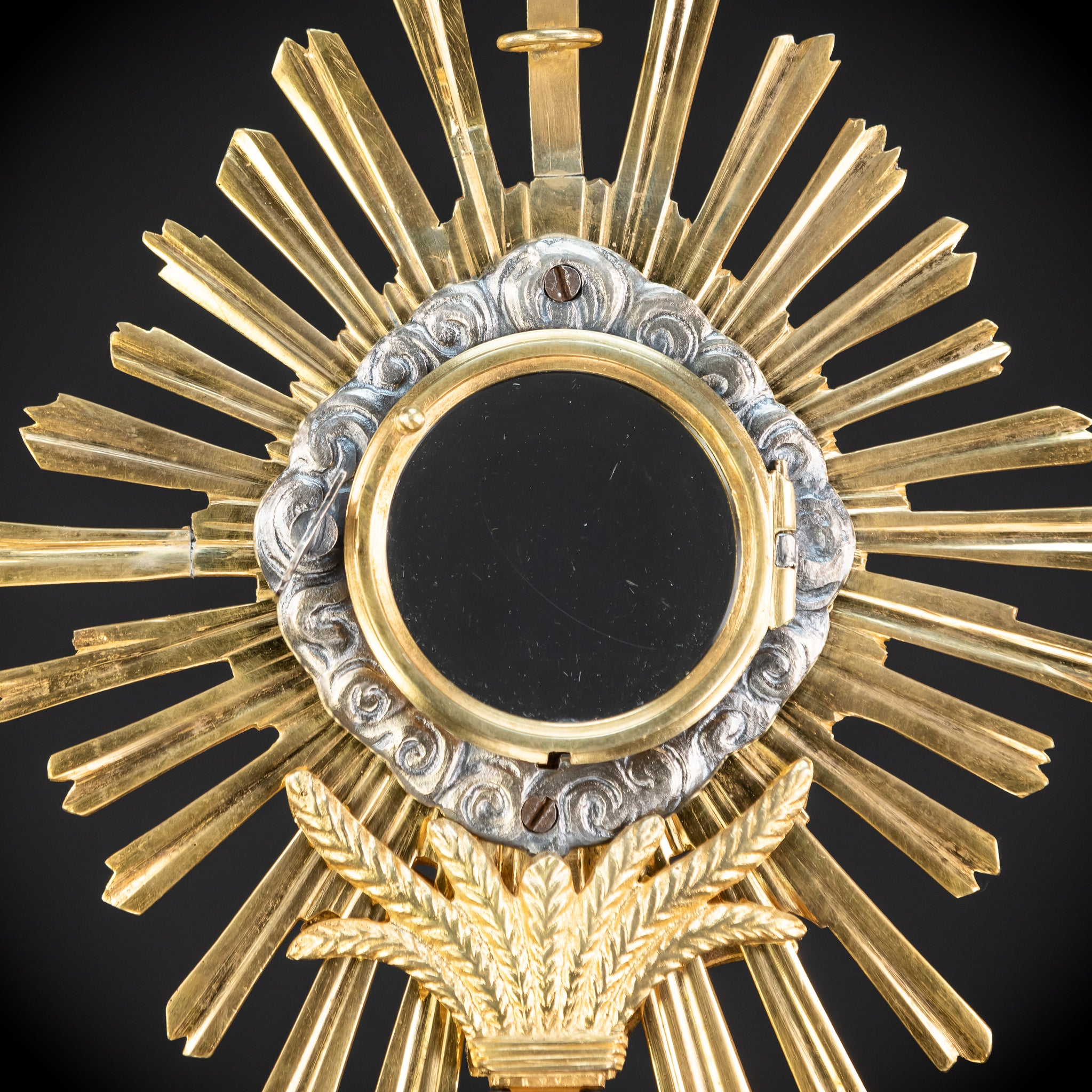 Monstrance Gilt | French Solar Ostensory | 1800s Antique  | 18.9” / 48 cm