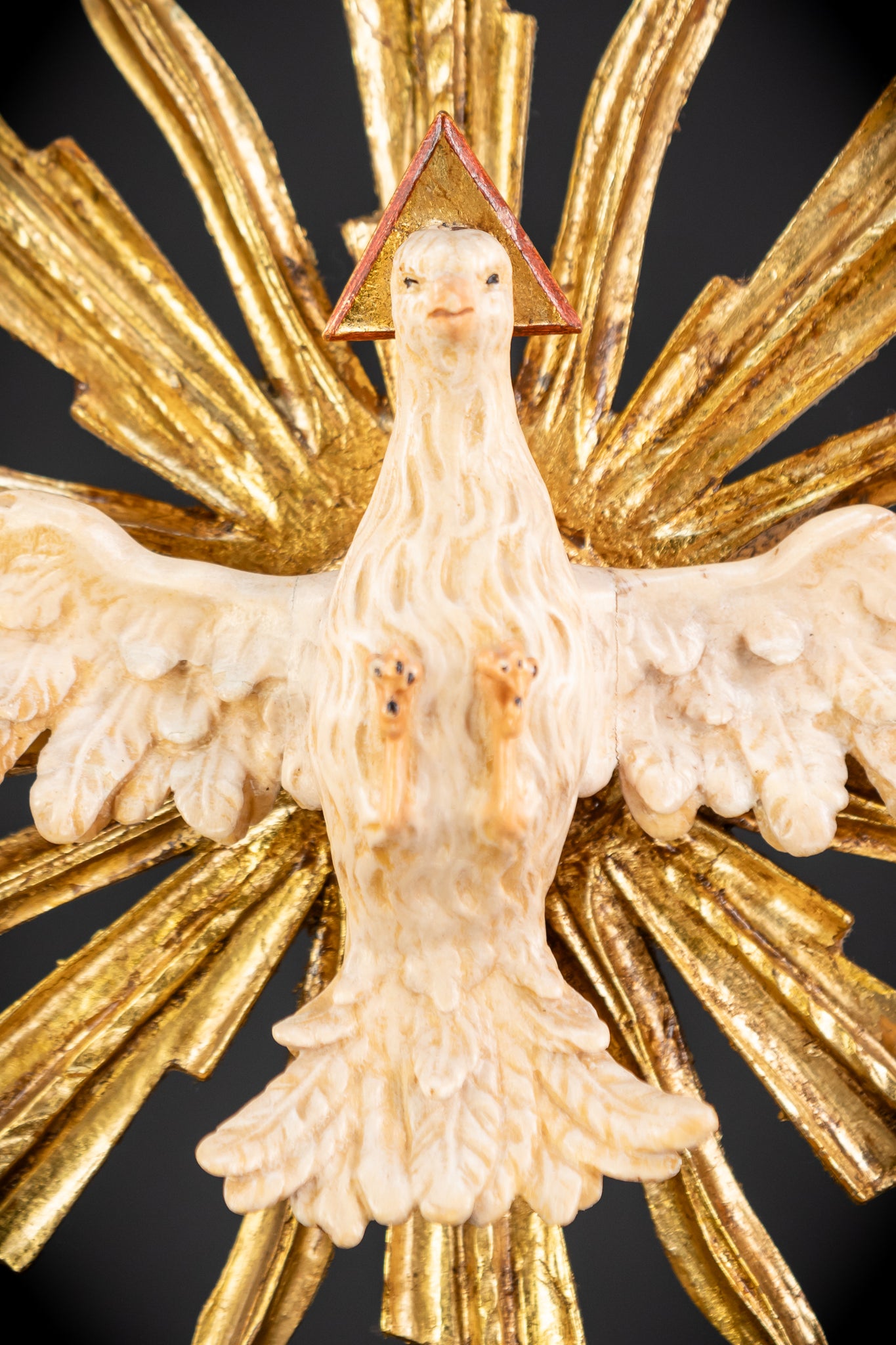 God The Holy Spirit Statue | Early 1900s Antique