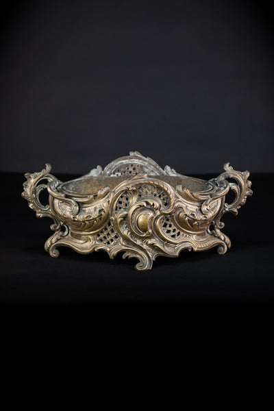 Bronze Jardiniere | French Baroque 1800s | 18.9” / 48 cm