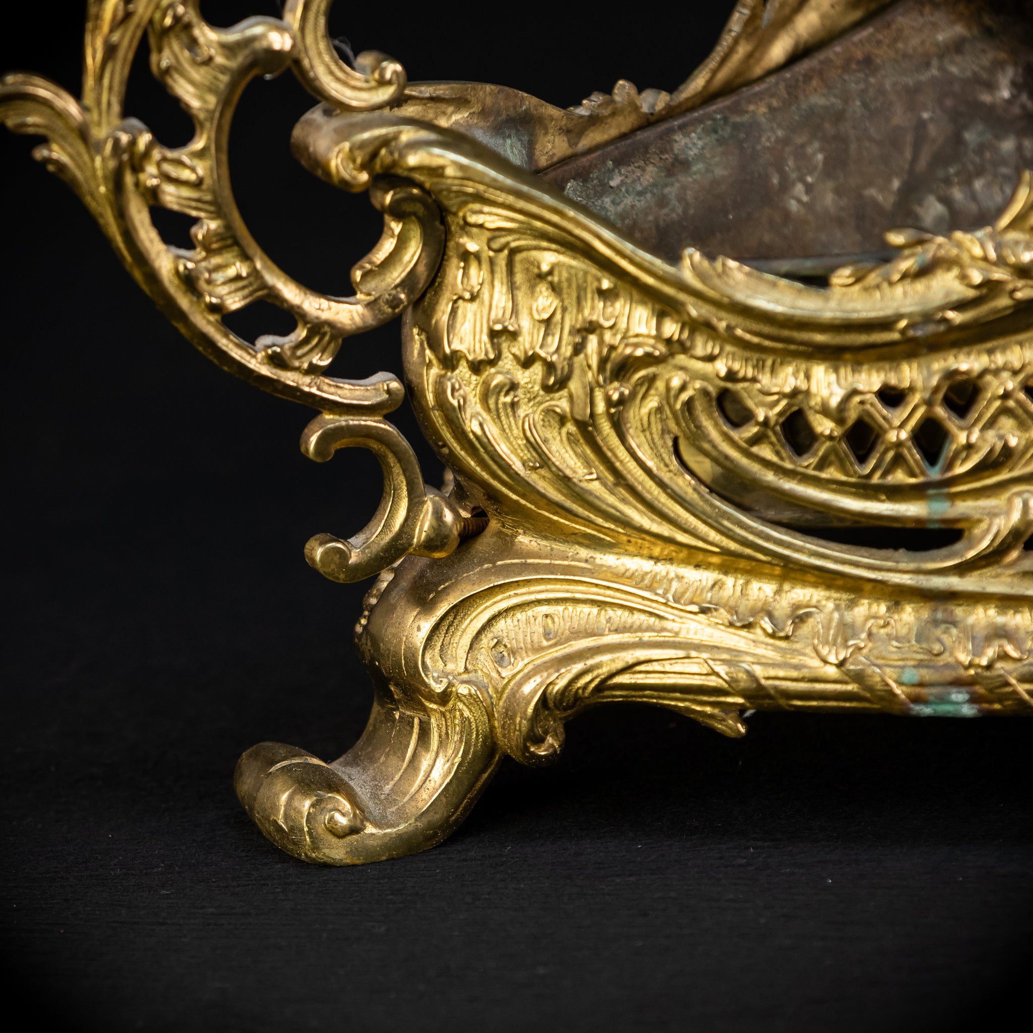 Jardiniere Bronze Antique | French Baroque 1800s | 22.8” / 58 cm