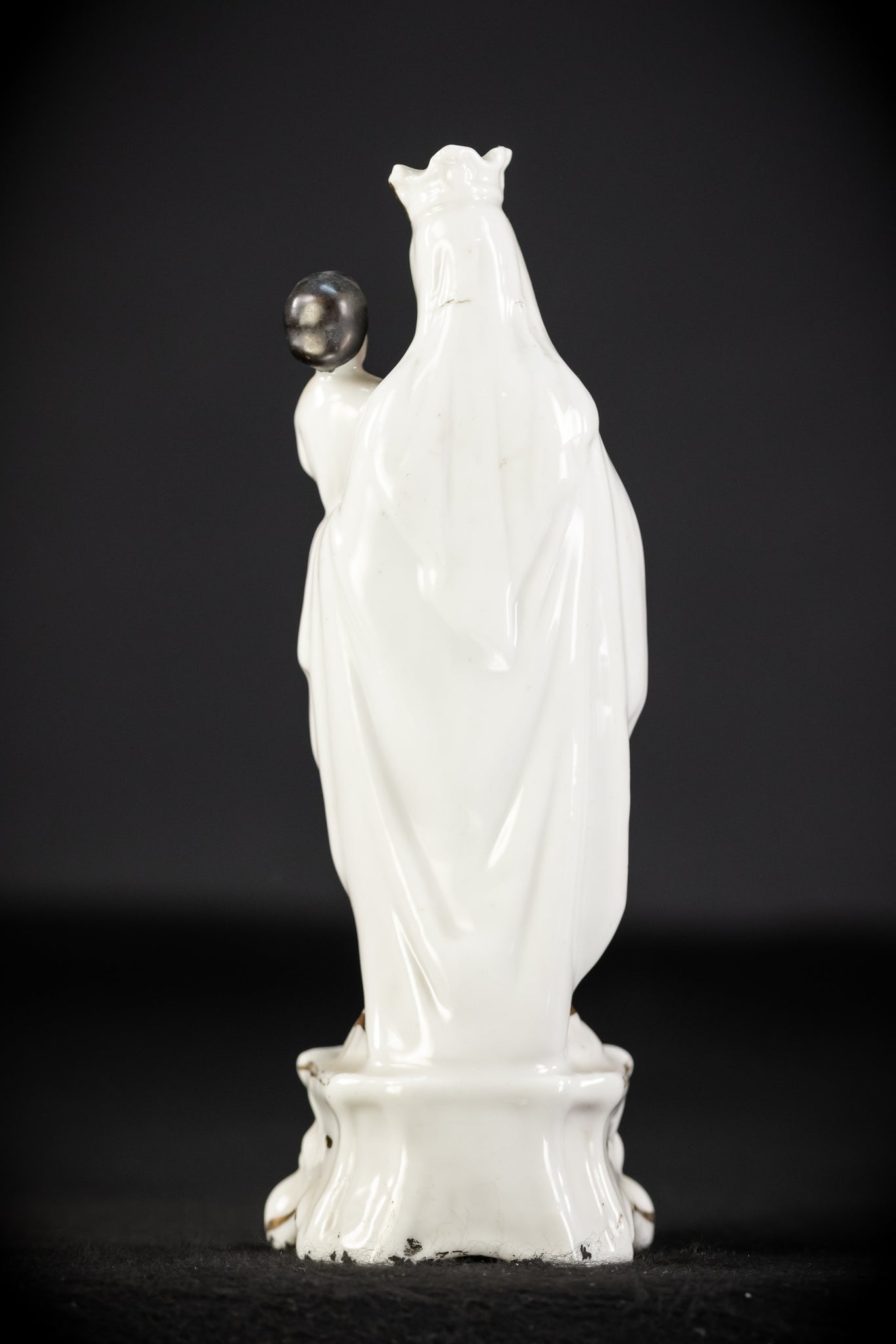 Virgin Mary Porcelain Statue |  Antique