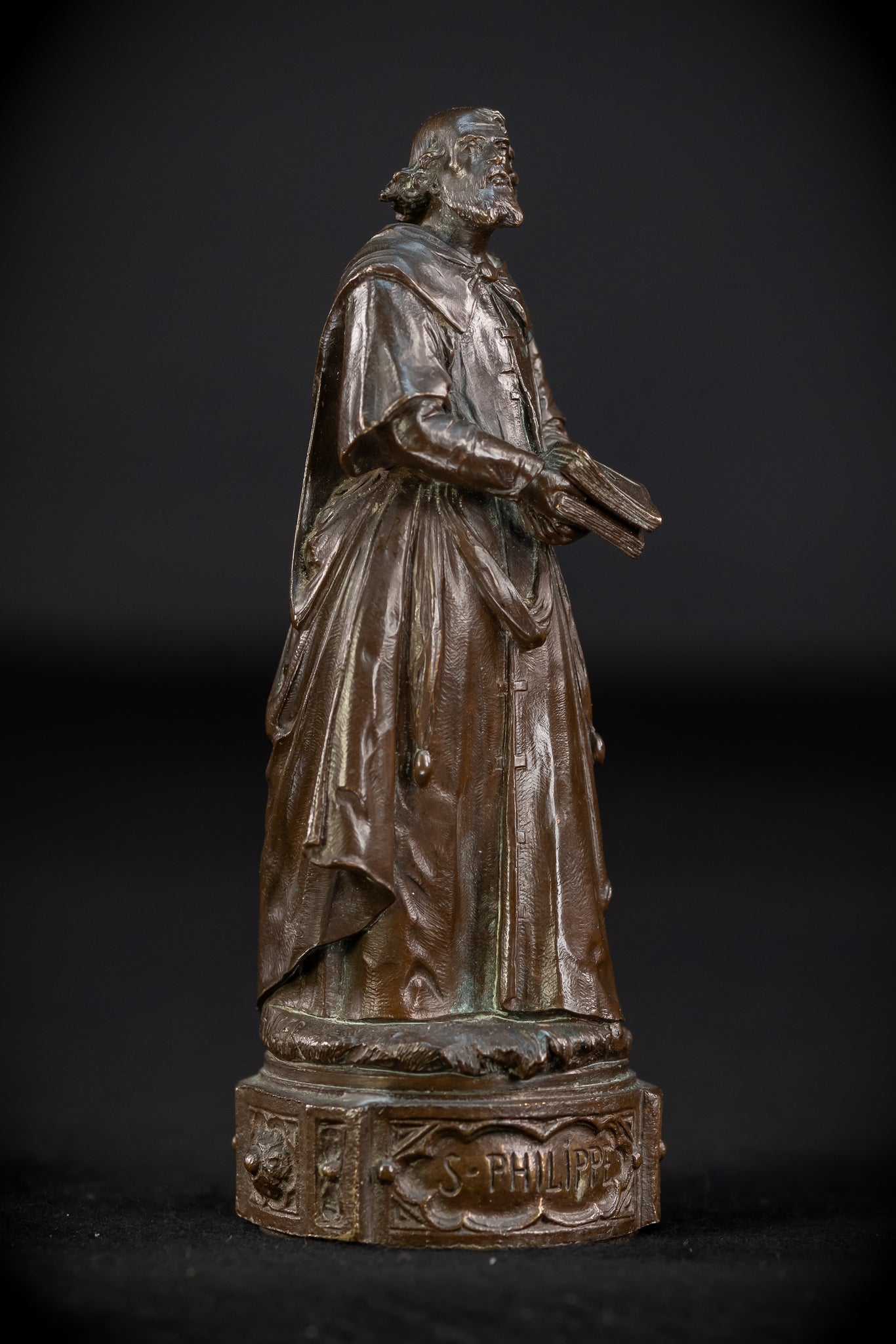 St Philip The Apostle Bronze Sculpture | 1700s Antique