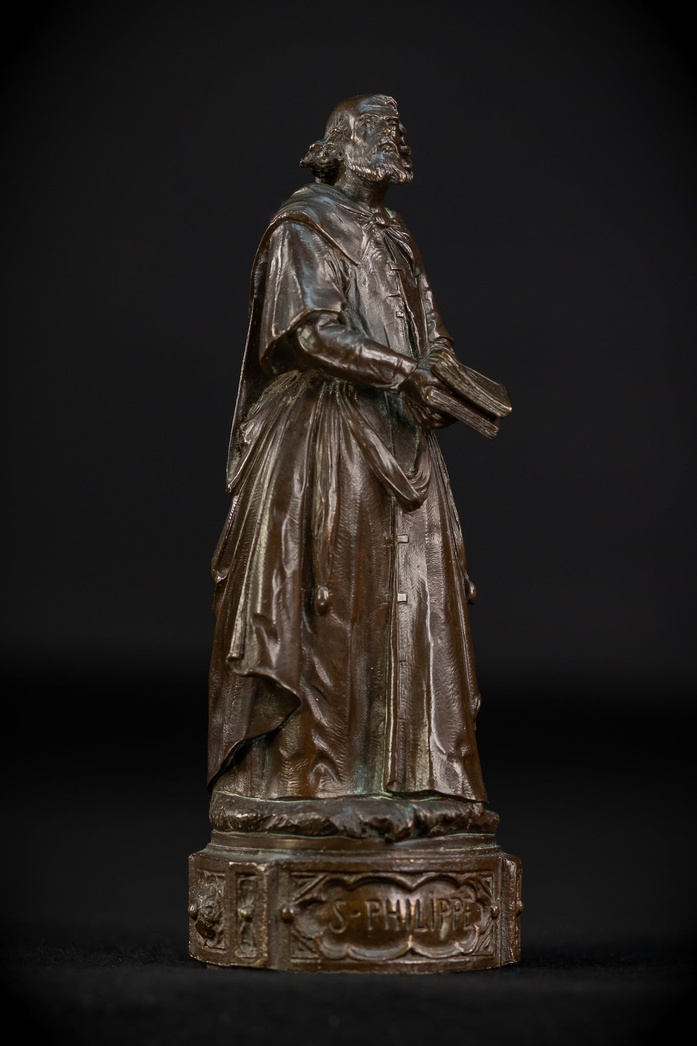 St Philip The Apostle Bronze Sculpture | 1700s Antique