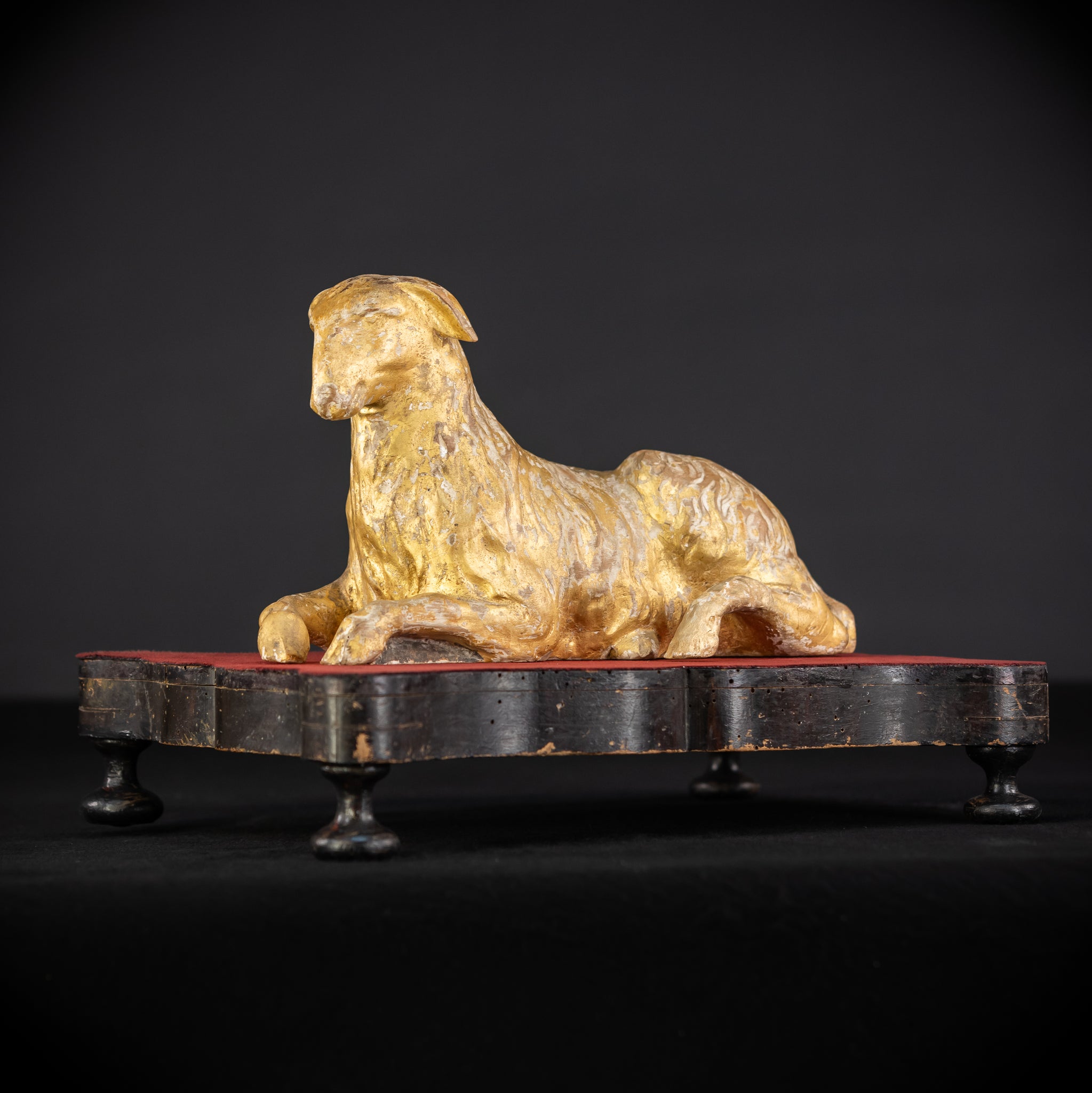 Lamb of God | Agnus Dei 1700s Antique | 13" / 33 cm