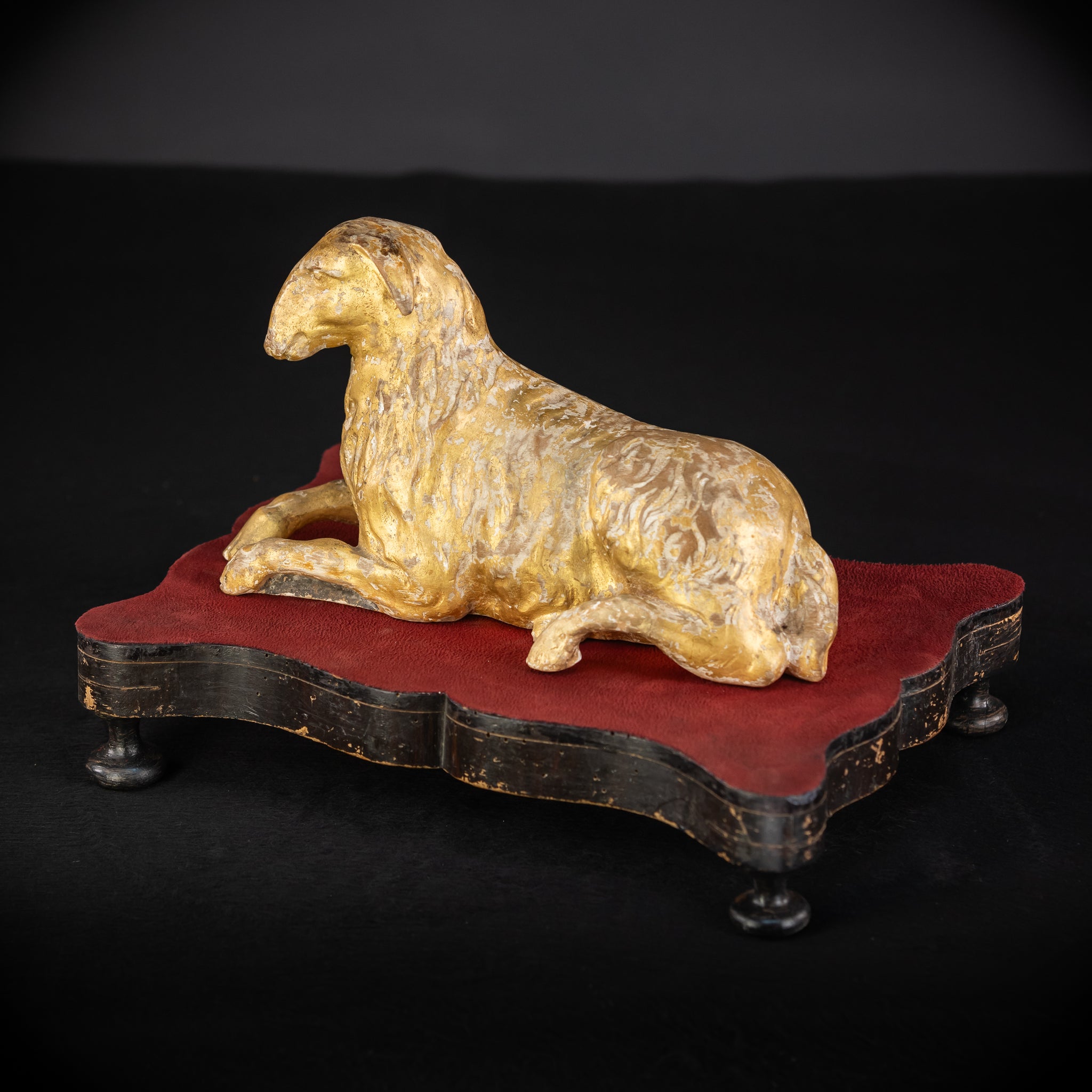 Lamb of God | Agnus Dei 1700s Antique | 13" / 33 cm