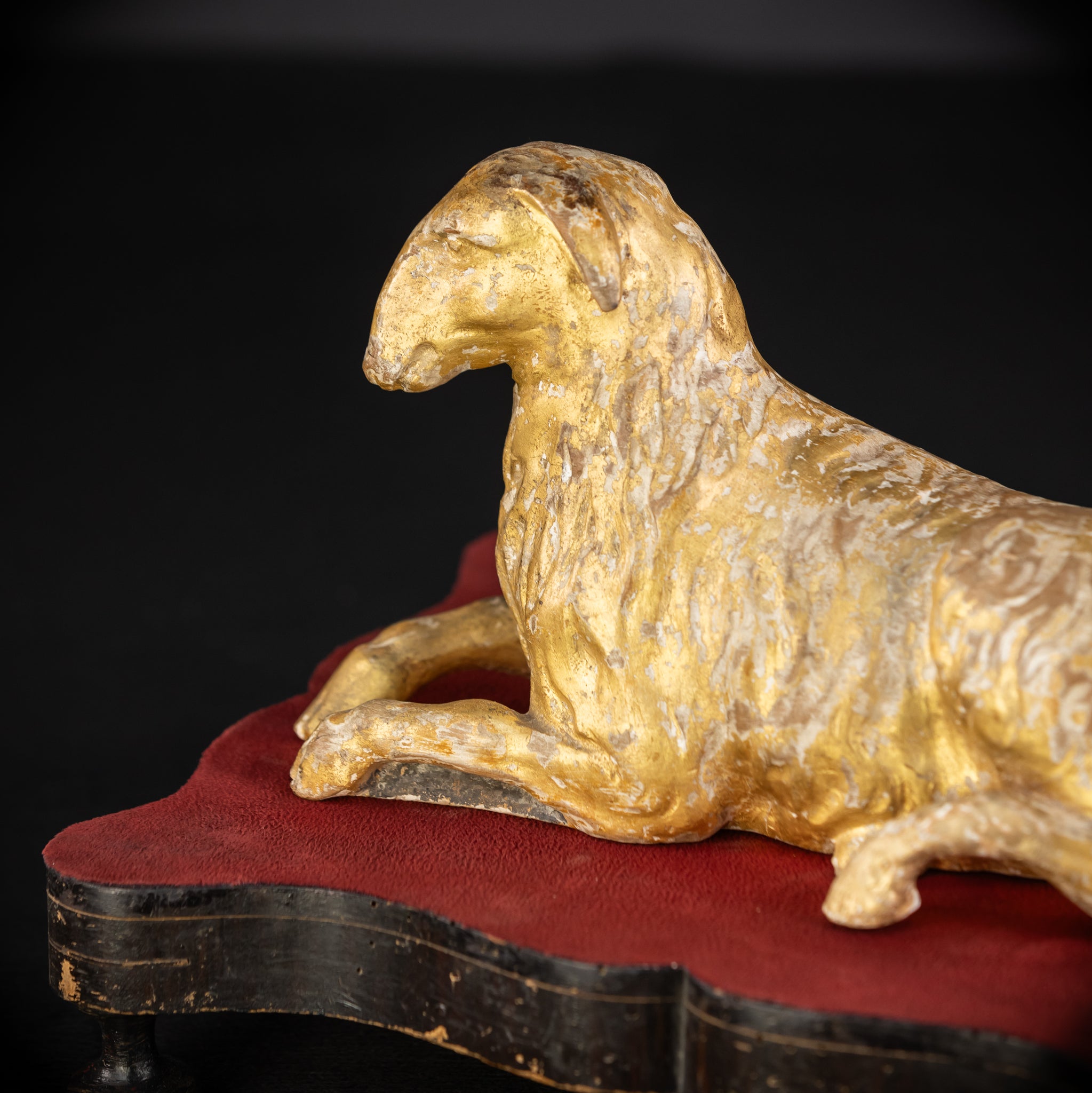 Lamb of God | Agnus Dei 1700s Antique | 13" / 33 cm