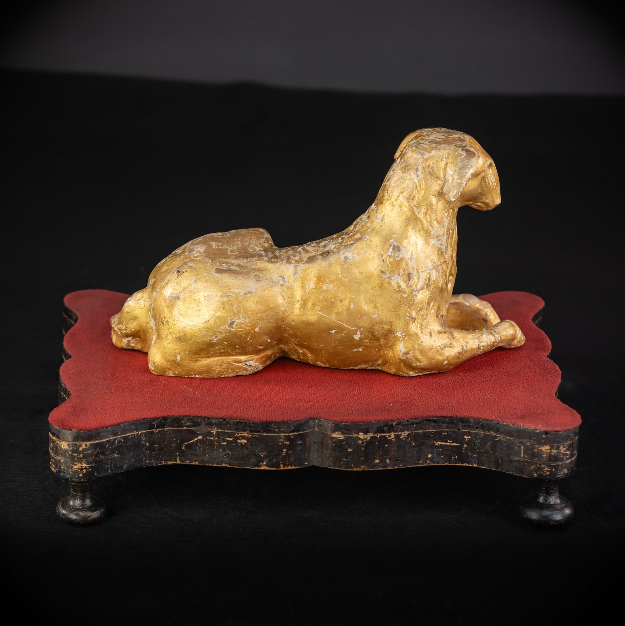 Lamb of God | Agnus Dei 1700s Antique | 13" / 33 cm