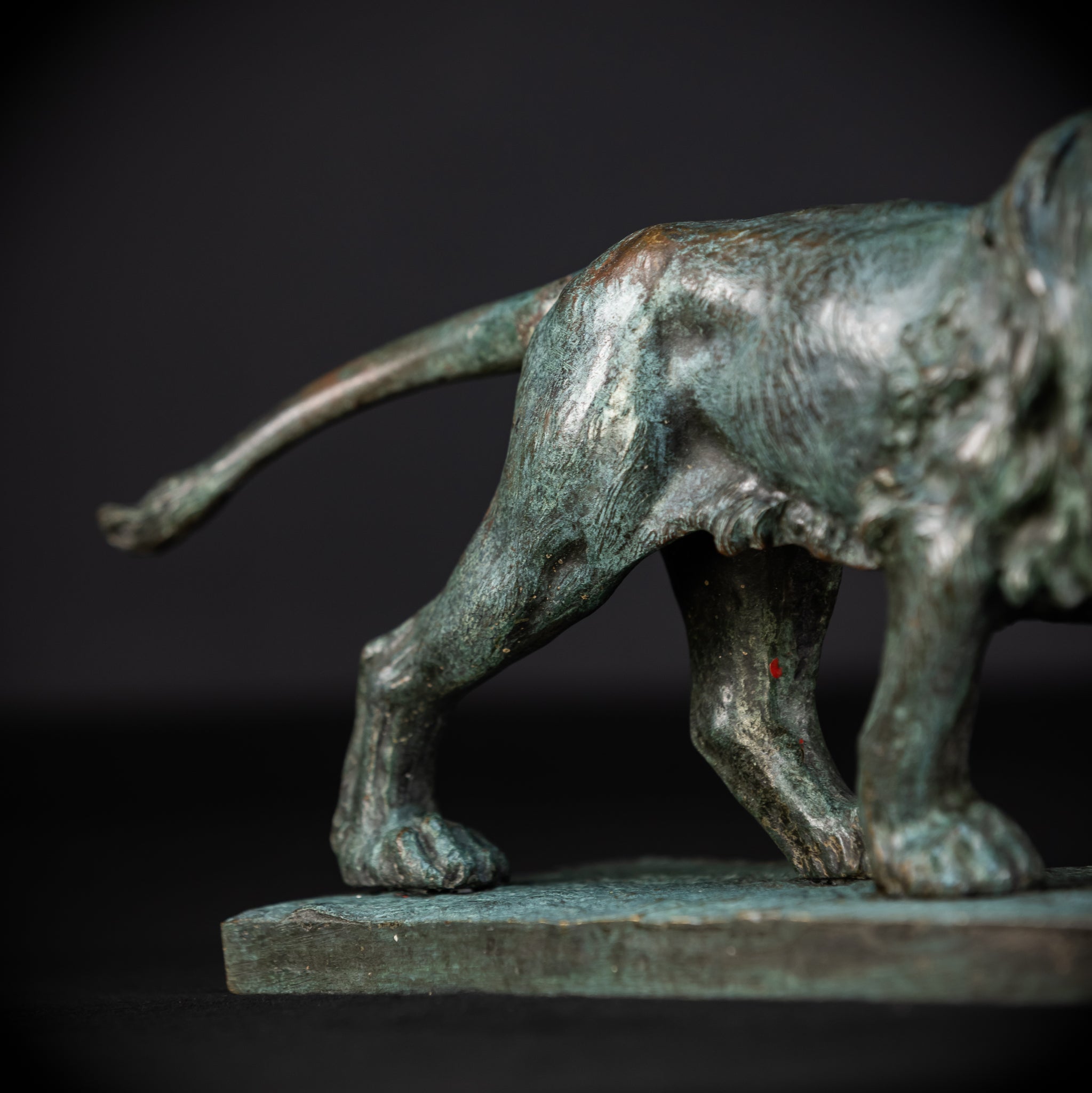 Bronze Lion Statue by Clovis-Edmond Masson | Antique