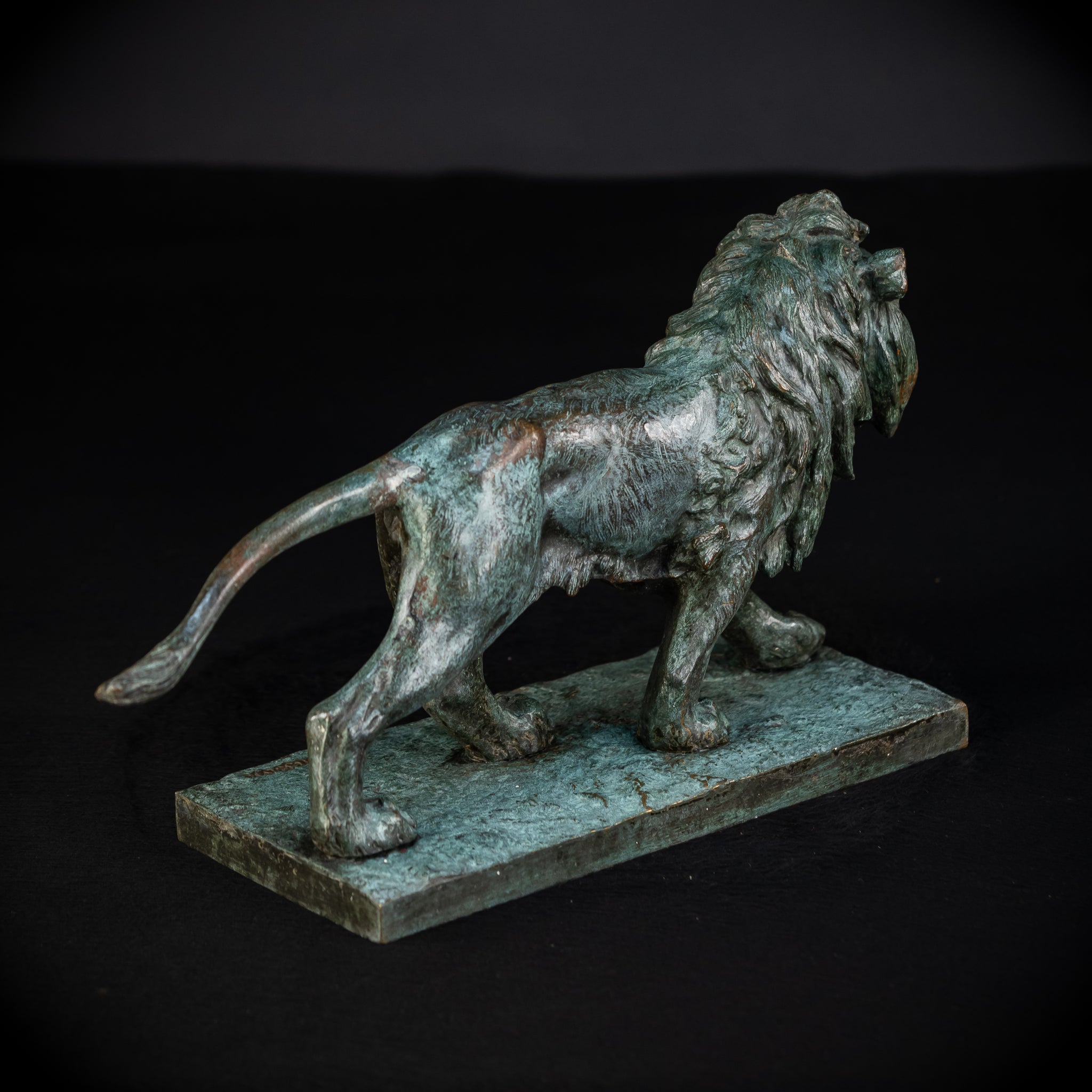 Bronze Lion Statue by Clovis-Edmond Masson | Antique