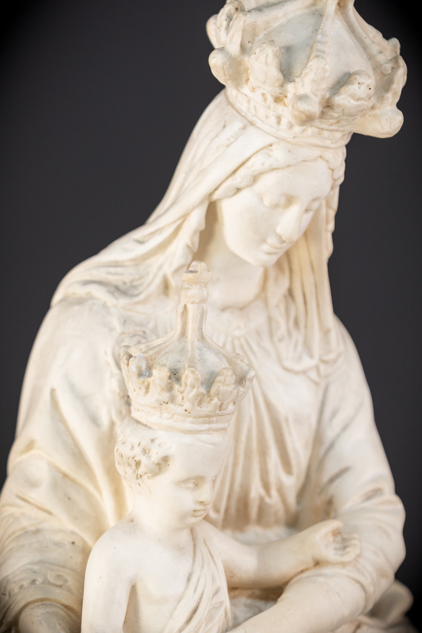 Virgin Mary Our Lady of Victories  | Pipe Clay | 19th Century