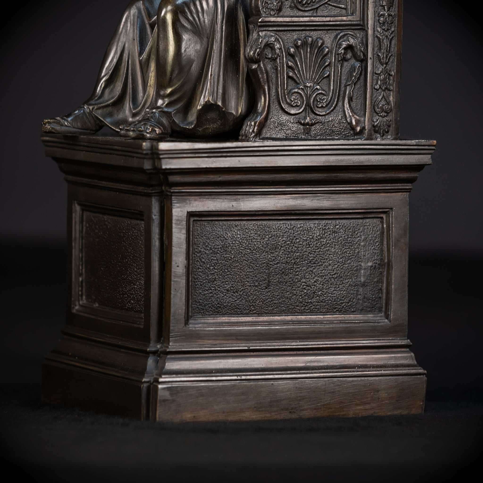 St Peter Bronze Statue | 1800s Antique