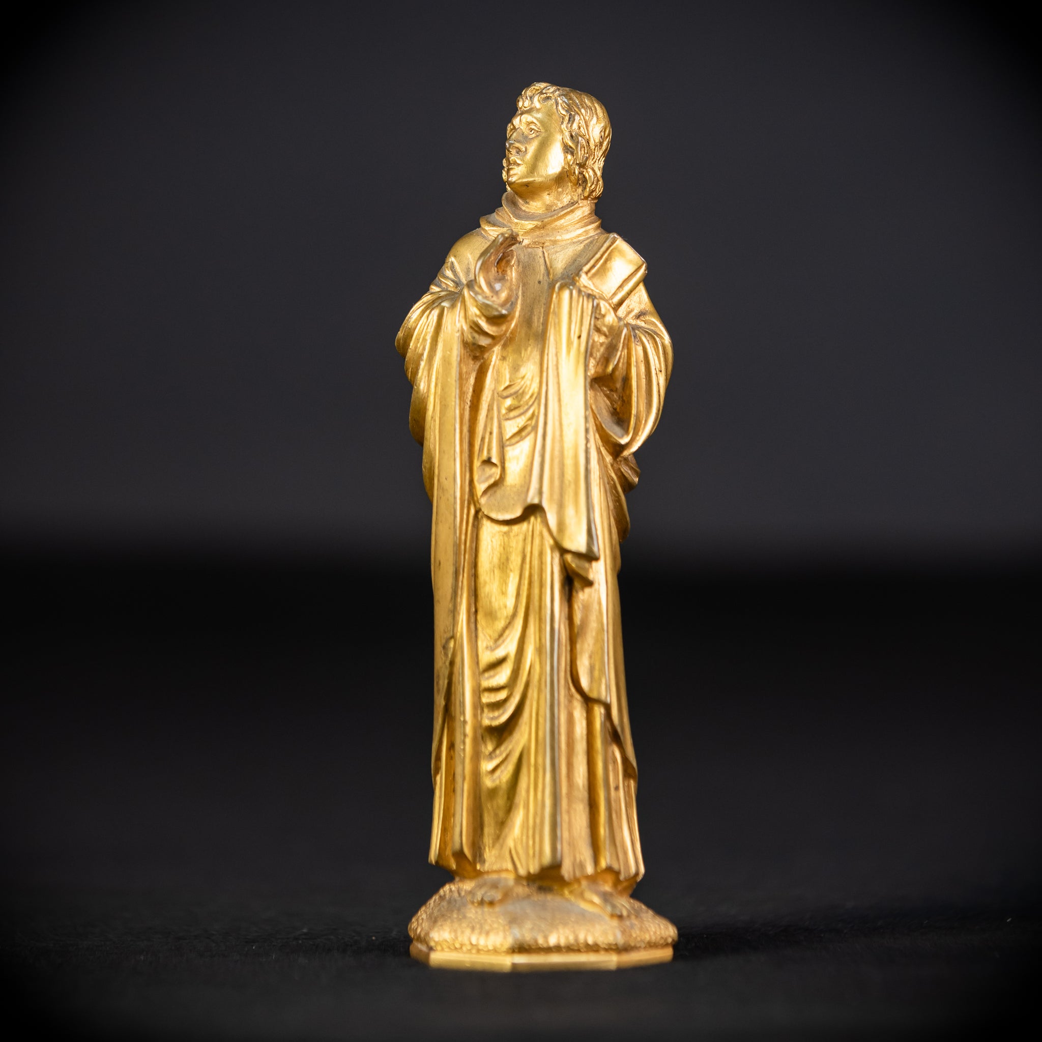 Saint John The Evangelist Gilded Bronze Statue