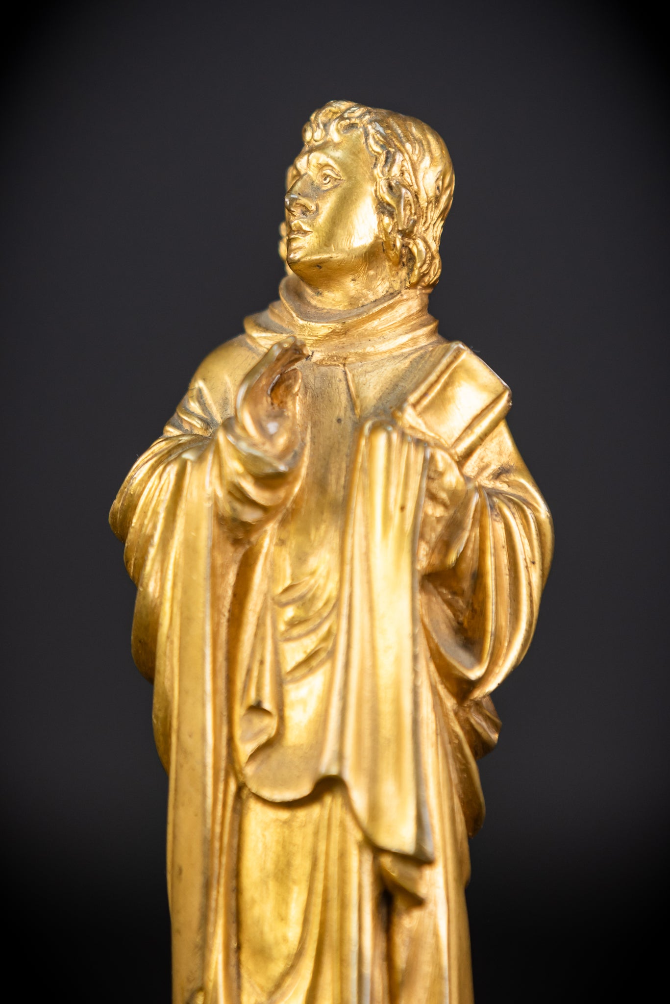 Saint John The Evangelist Gilded Bronze Statue