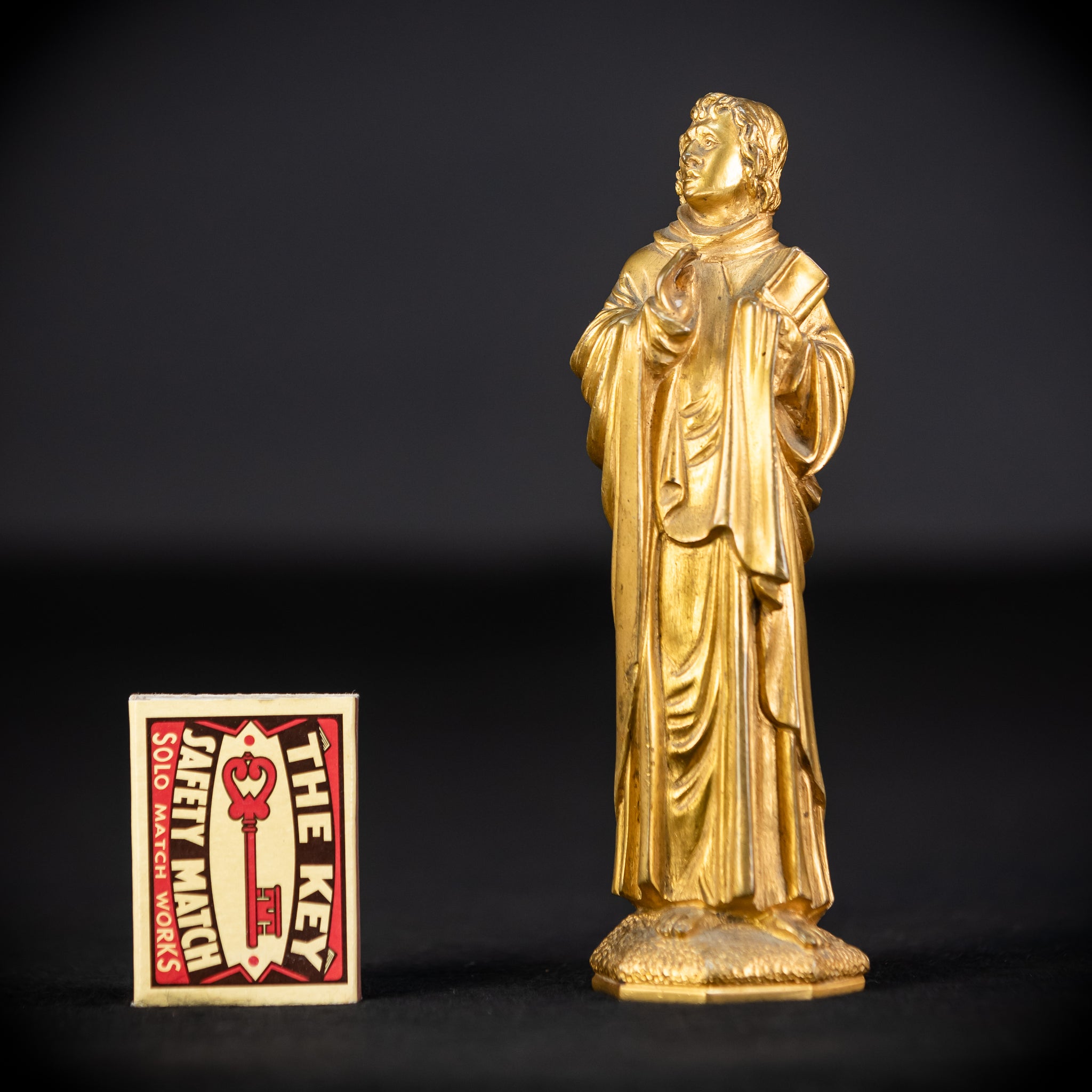 Saint John The Evangelist Gilded Bronze Statue