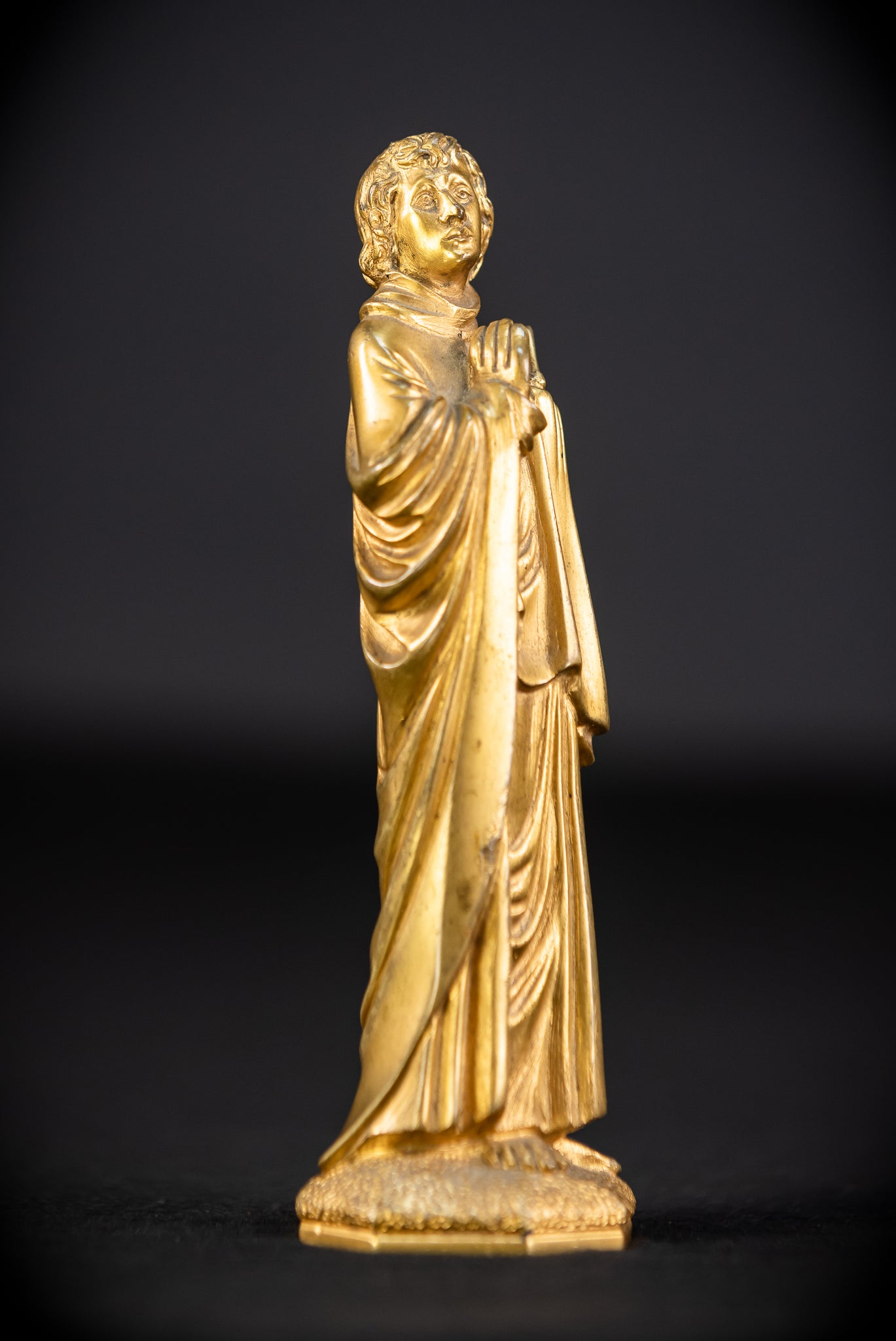 Saint John The Evangelist Gilded Bronze Statue