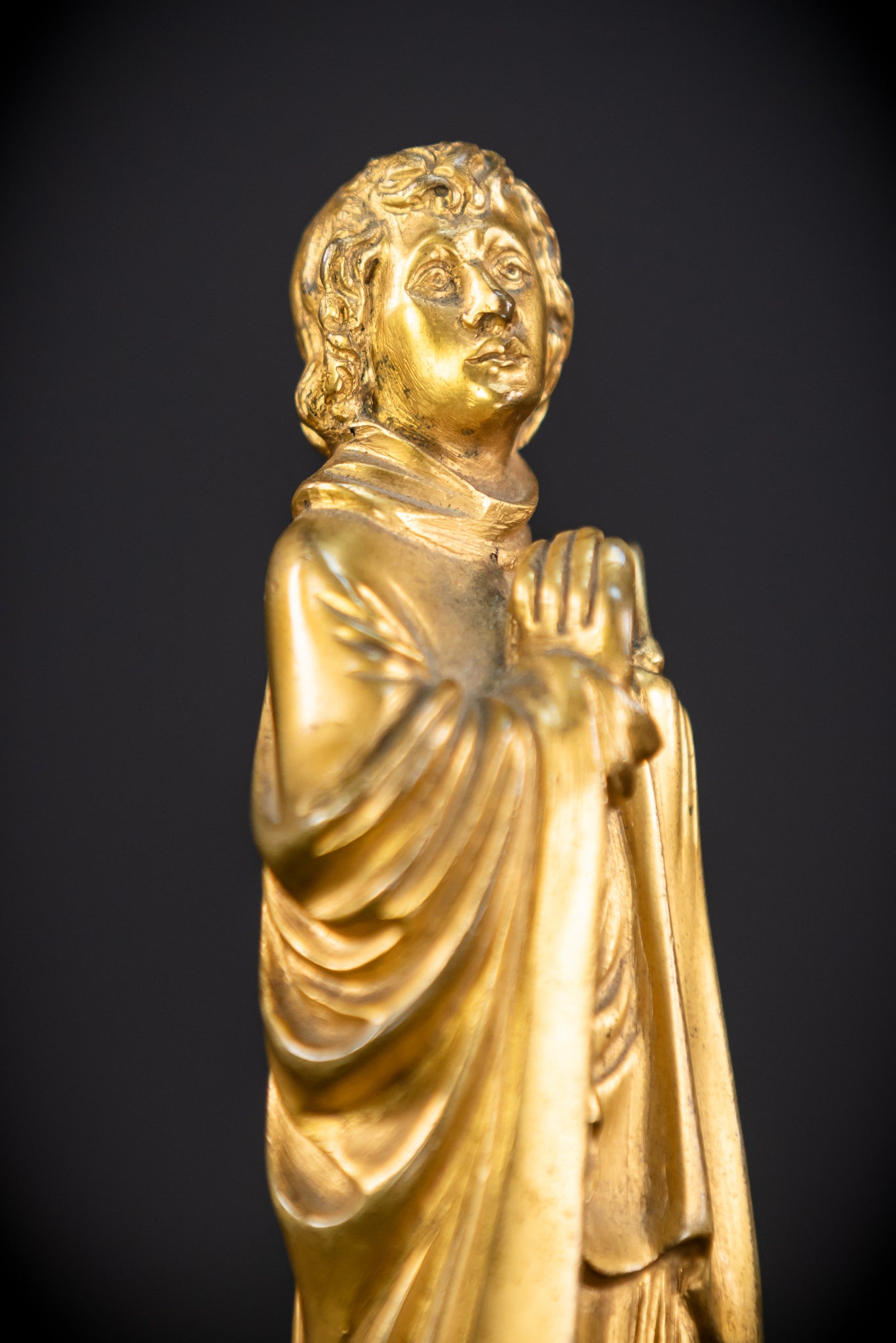 Saint John The Evangelist Gilded Bronze Statue