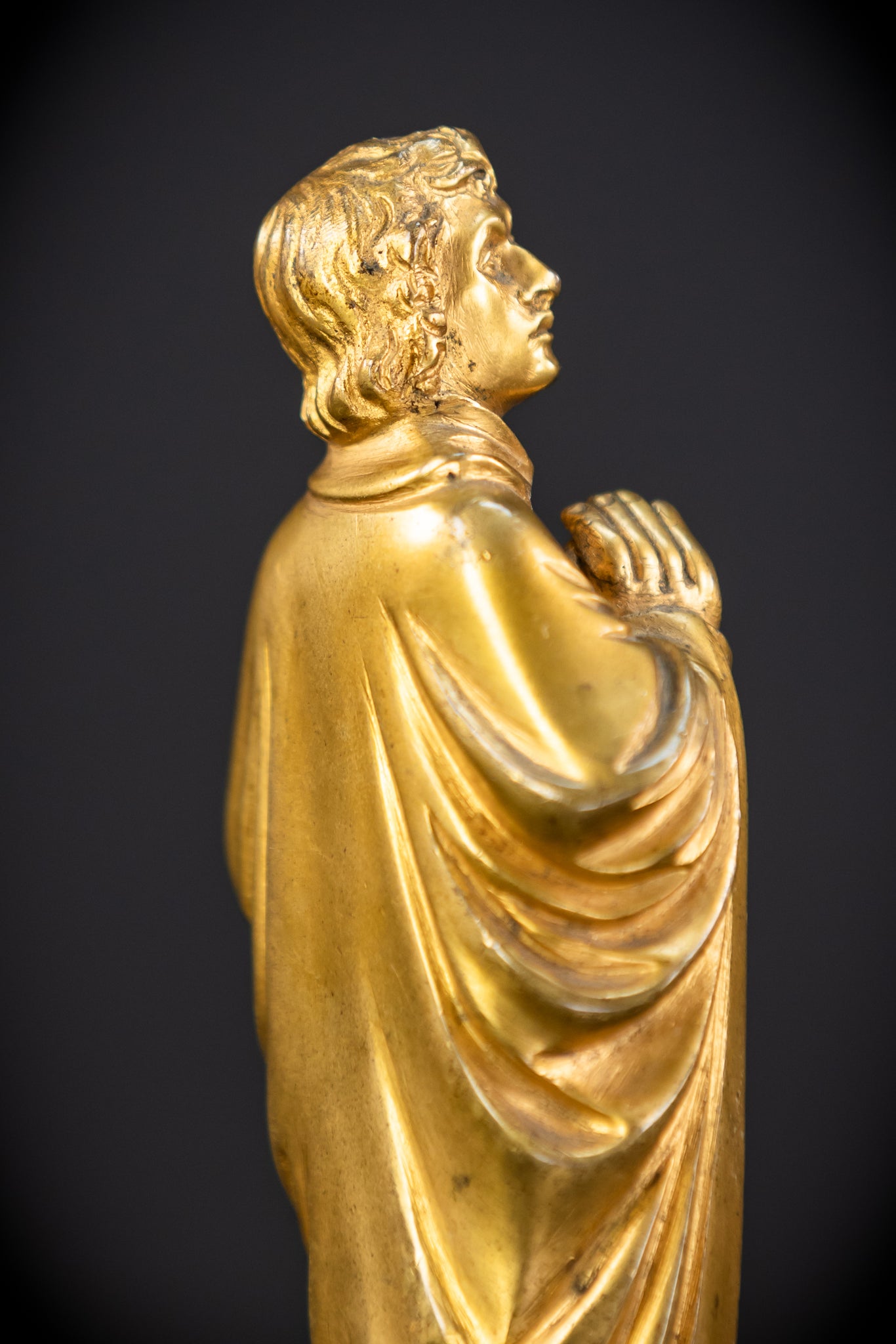 Saint John The Evangelist Gilded Bronze Statue