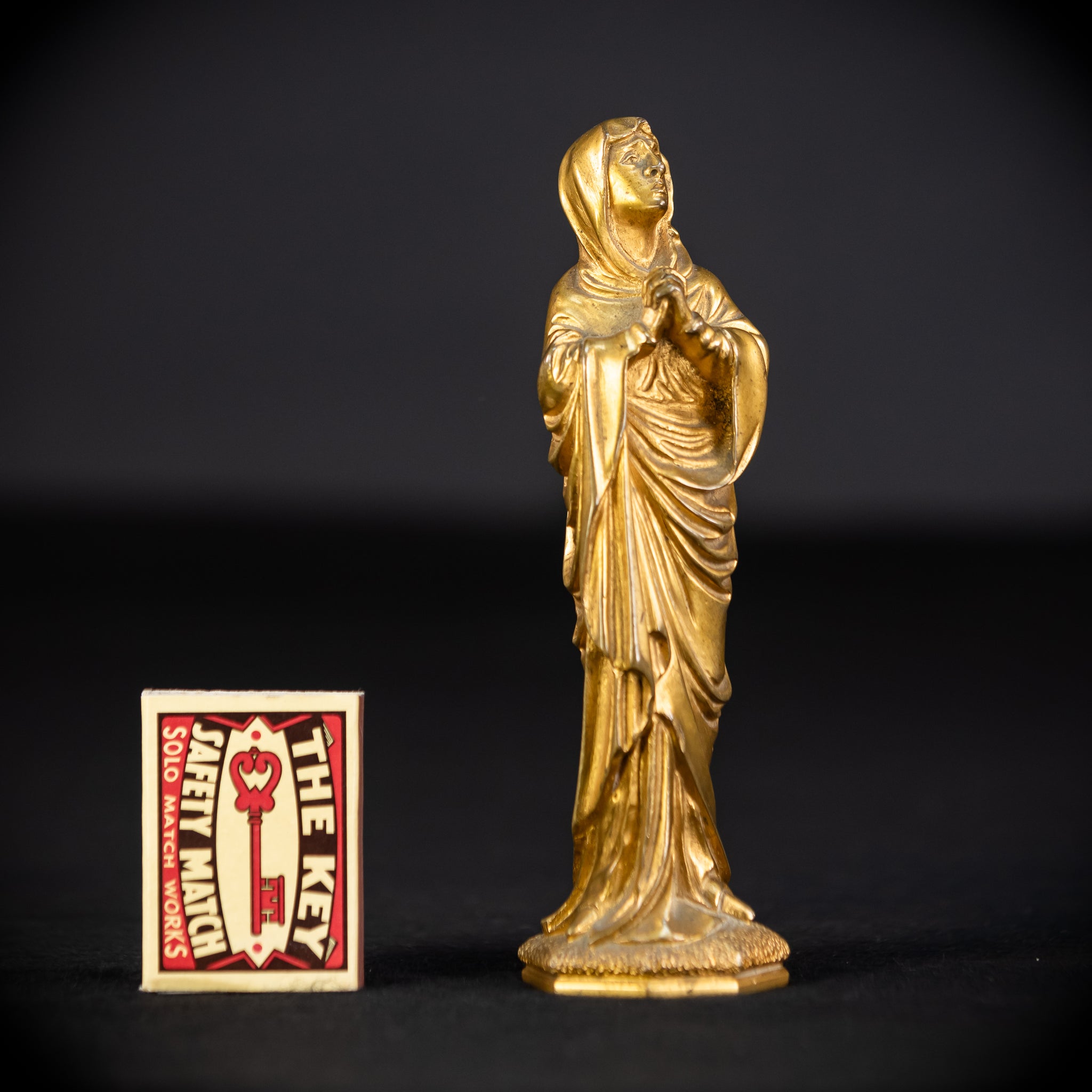 Virgin Mary Our Lady of Sorrows Gilded Bronze | 6.1"