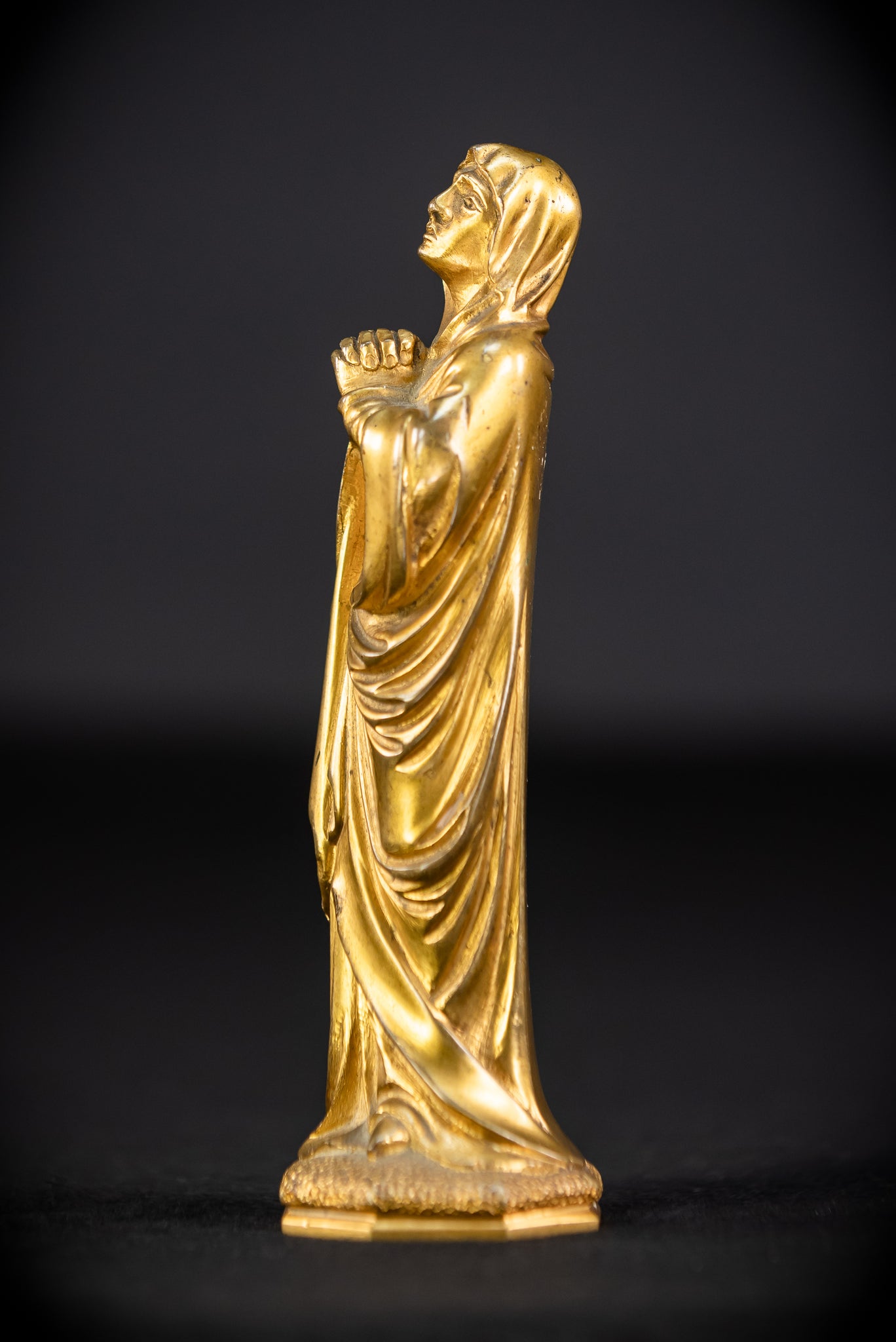 Virgin Mary Our Lady of Sorrows Gilded Bronze | 6.1"