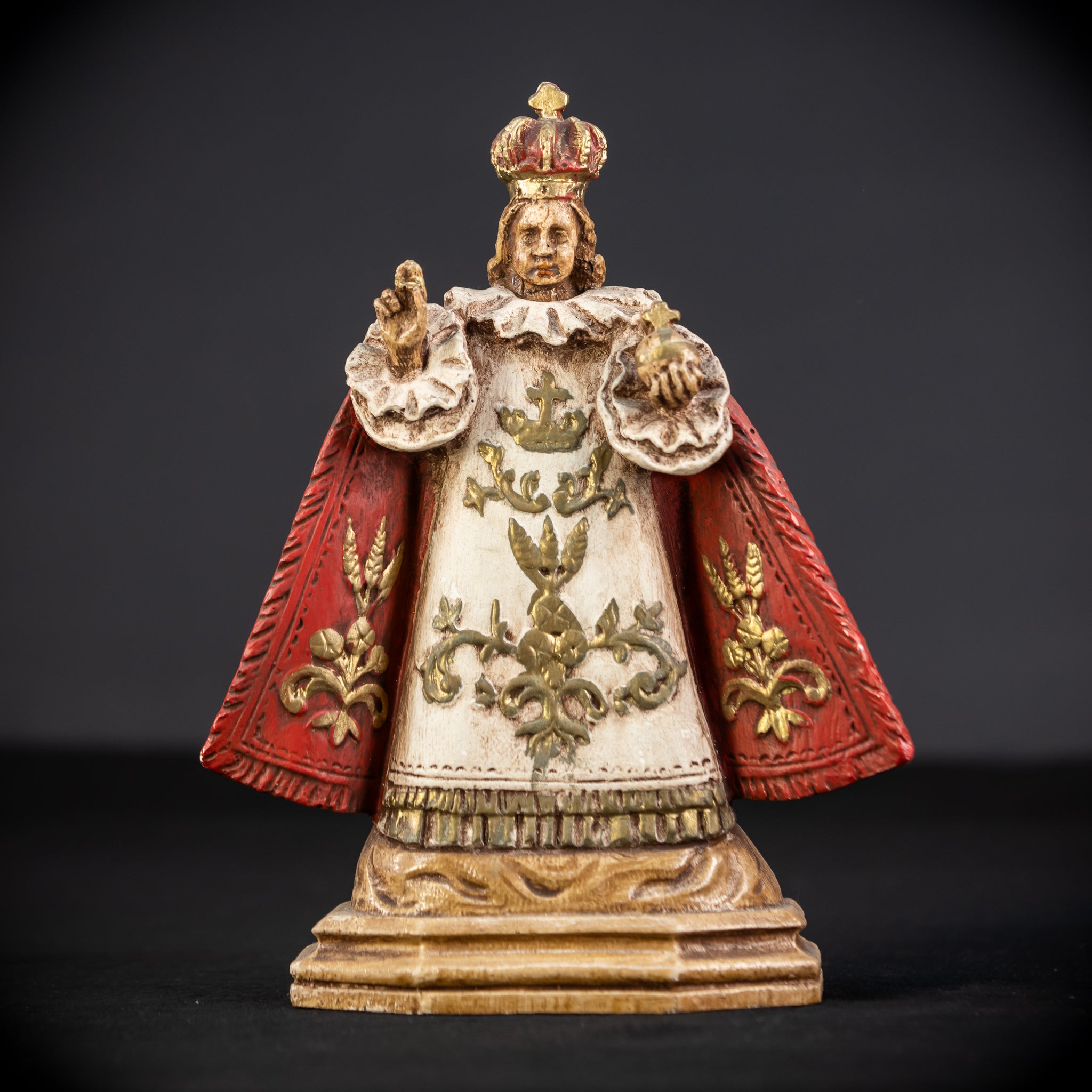 Infant Jesus of Prague Plaster Statue | 10.4"