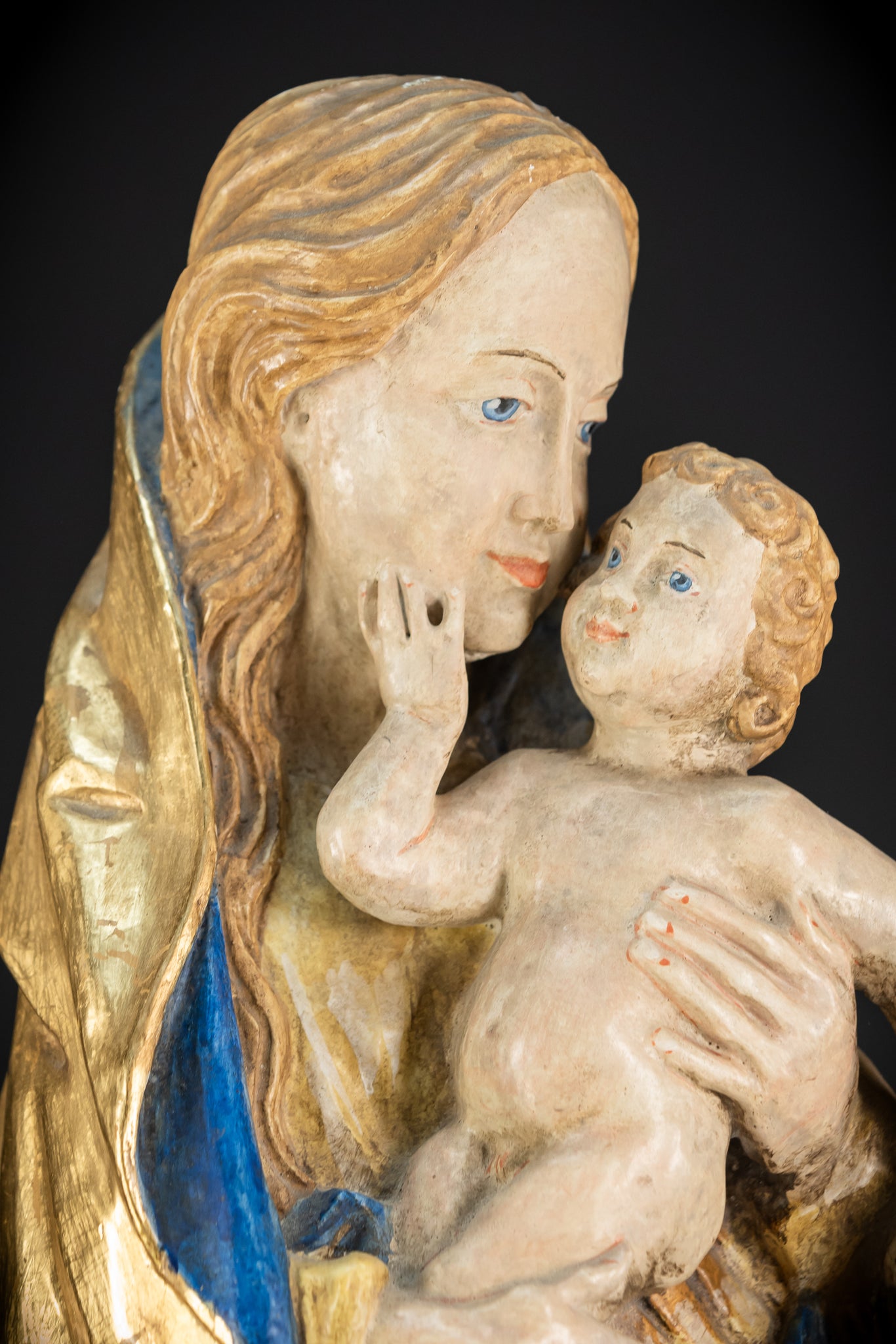 Virgin Mary Child Jesus | Vintage Mid 1900s | 28”