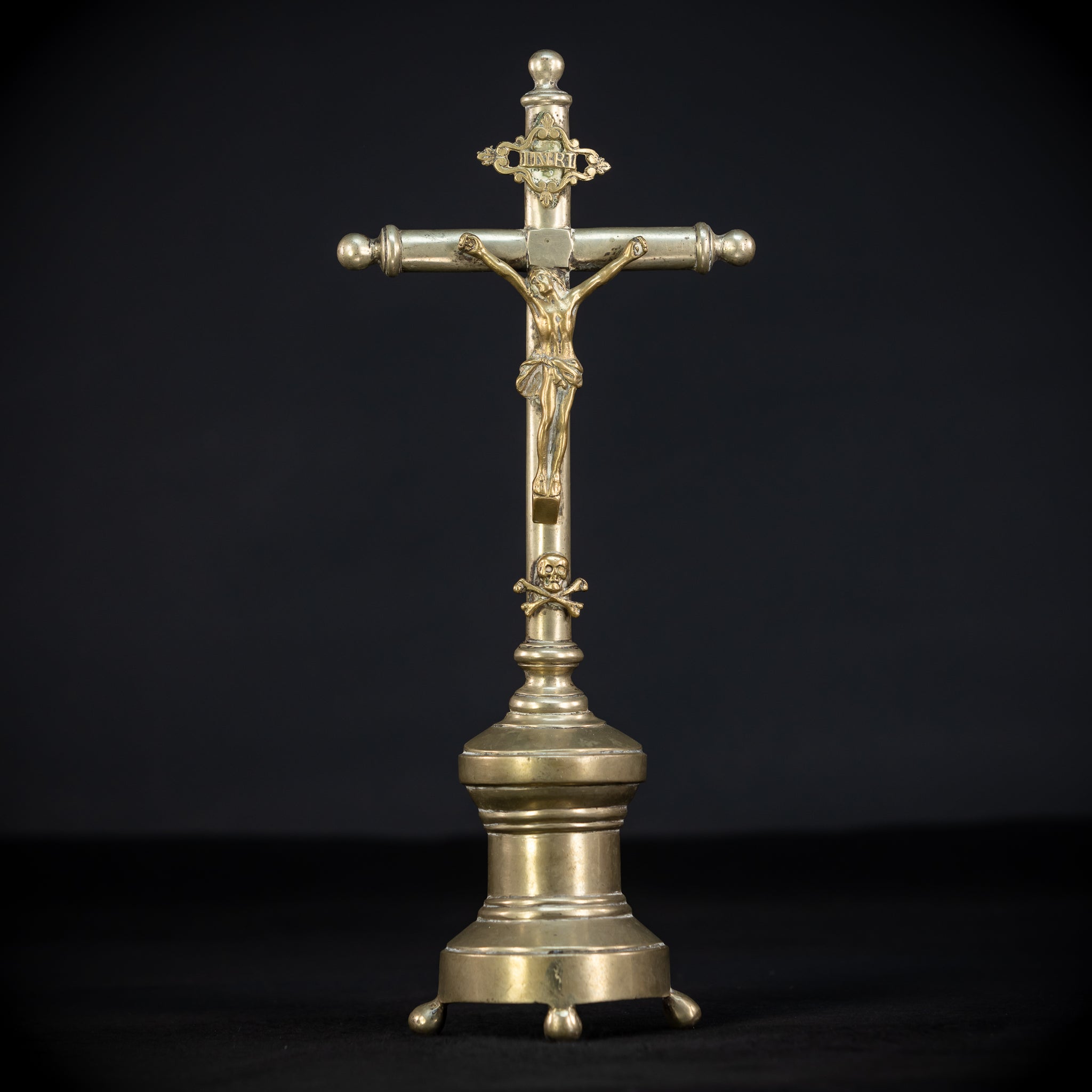 Bronze Altar Crucifix | 1800s Antique | 19.1" / 48.5 cm (Copy)