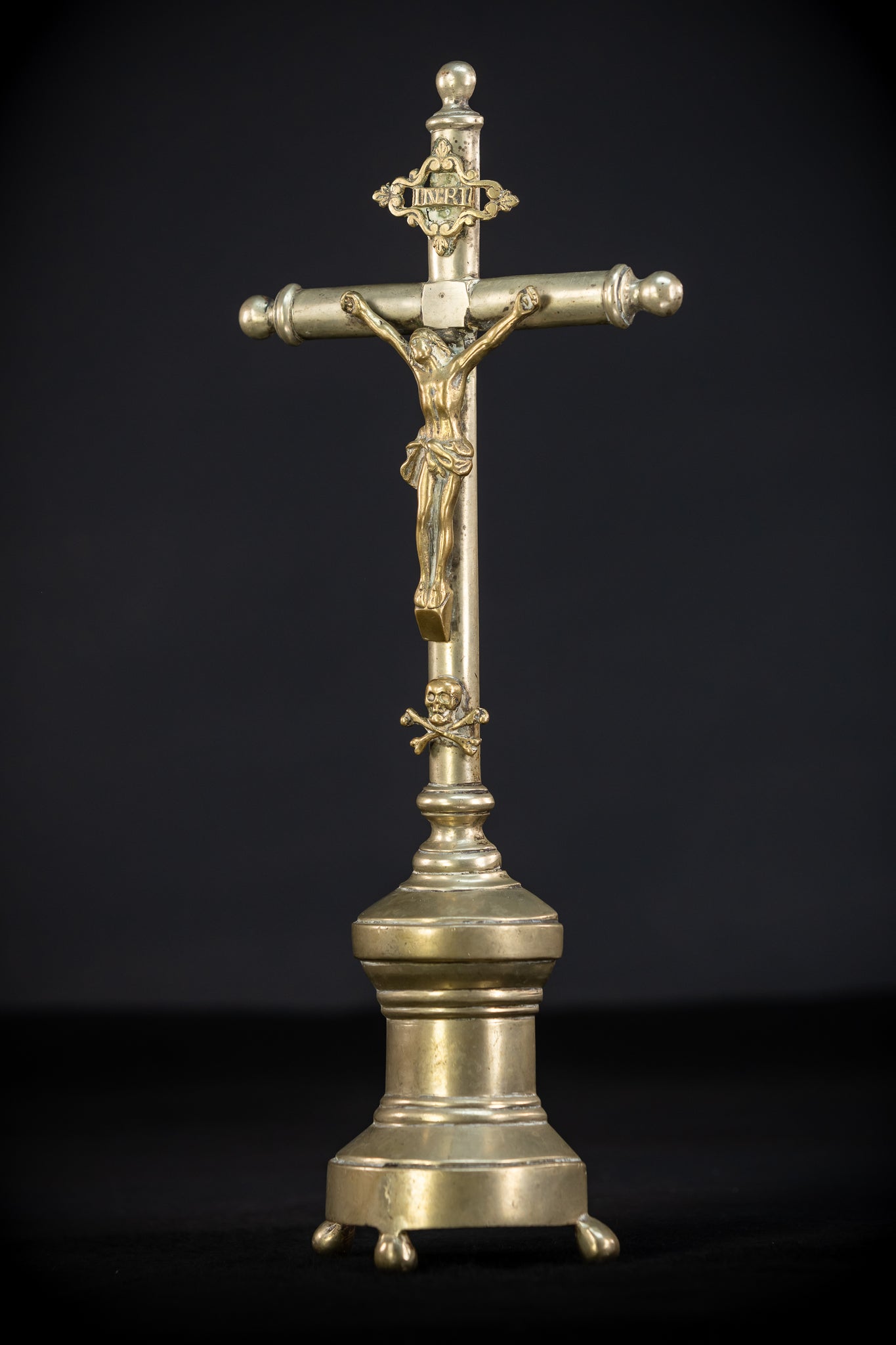Bronze Altar Crucifix | 1800s Antique | 19.1" / 48.5 cm (Copy)