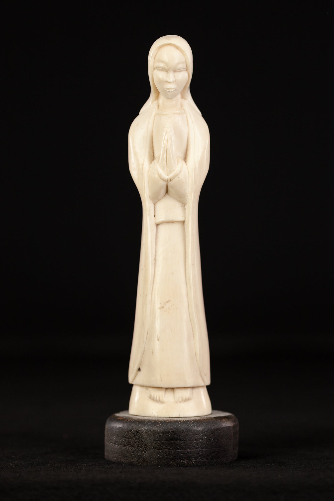 Virgin Mary Dieppe Carving Sculpture