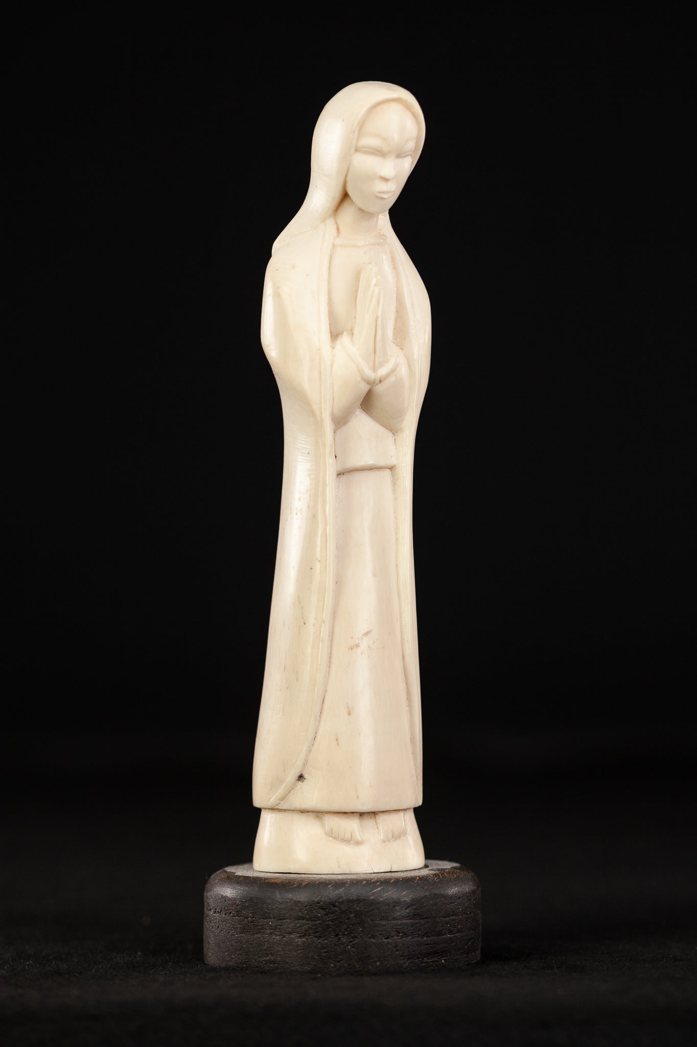 Virgin Mary Dieppe Carving Sculpture